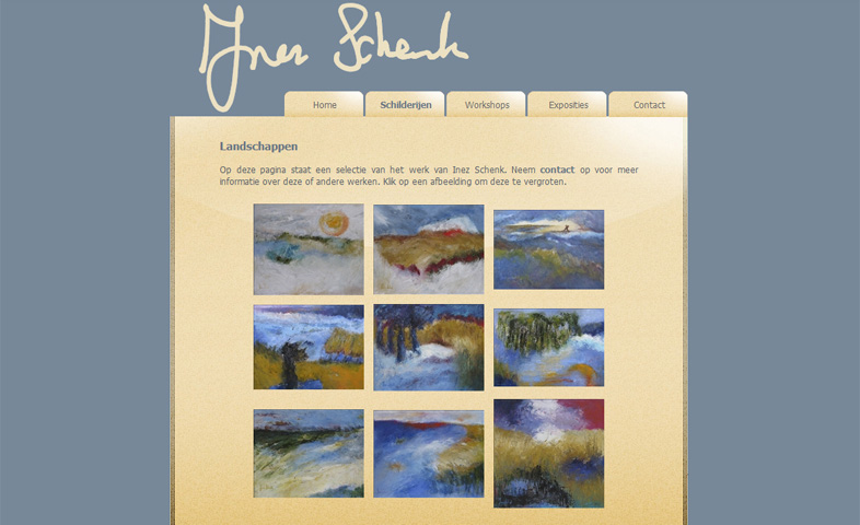 Inez Schenk, beeldend kunstenaar