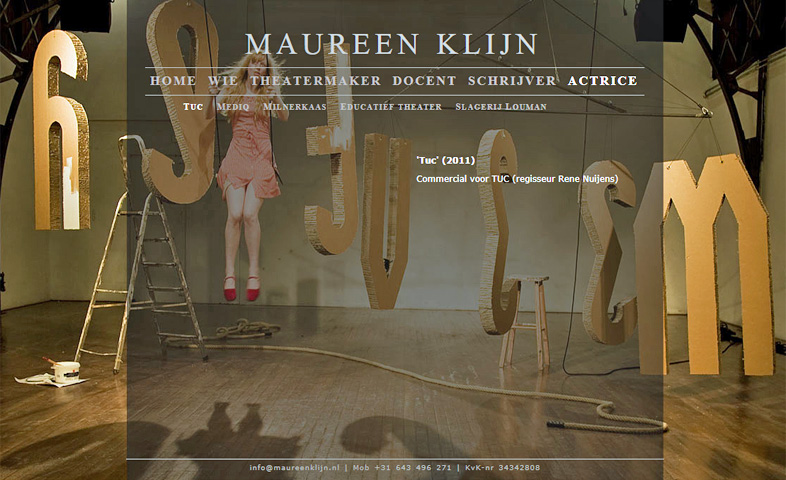 Maureen Klijn, Theatermaker, Docent, Schrijver, Actrice