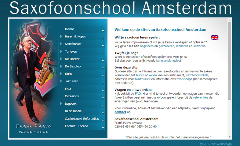 Saxofoonschool Amsterdam
